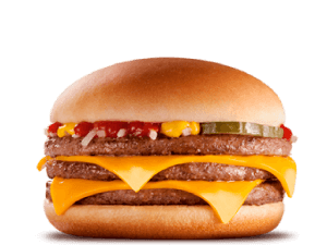 Triple Hamburguesa con Queso